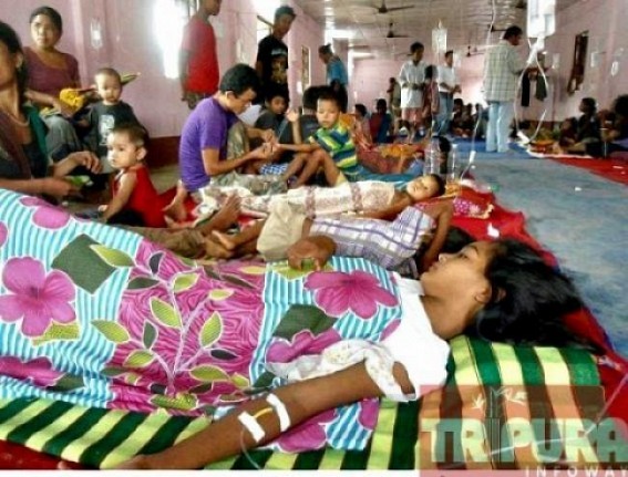Malaria once gain grips Gandacherra, lack of treatment affecting life of many people in the tribal hamlets Malaria once gain grips Gandacherra, lack of treatment affecting life of many people in the tribal hamlets